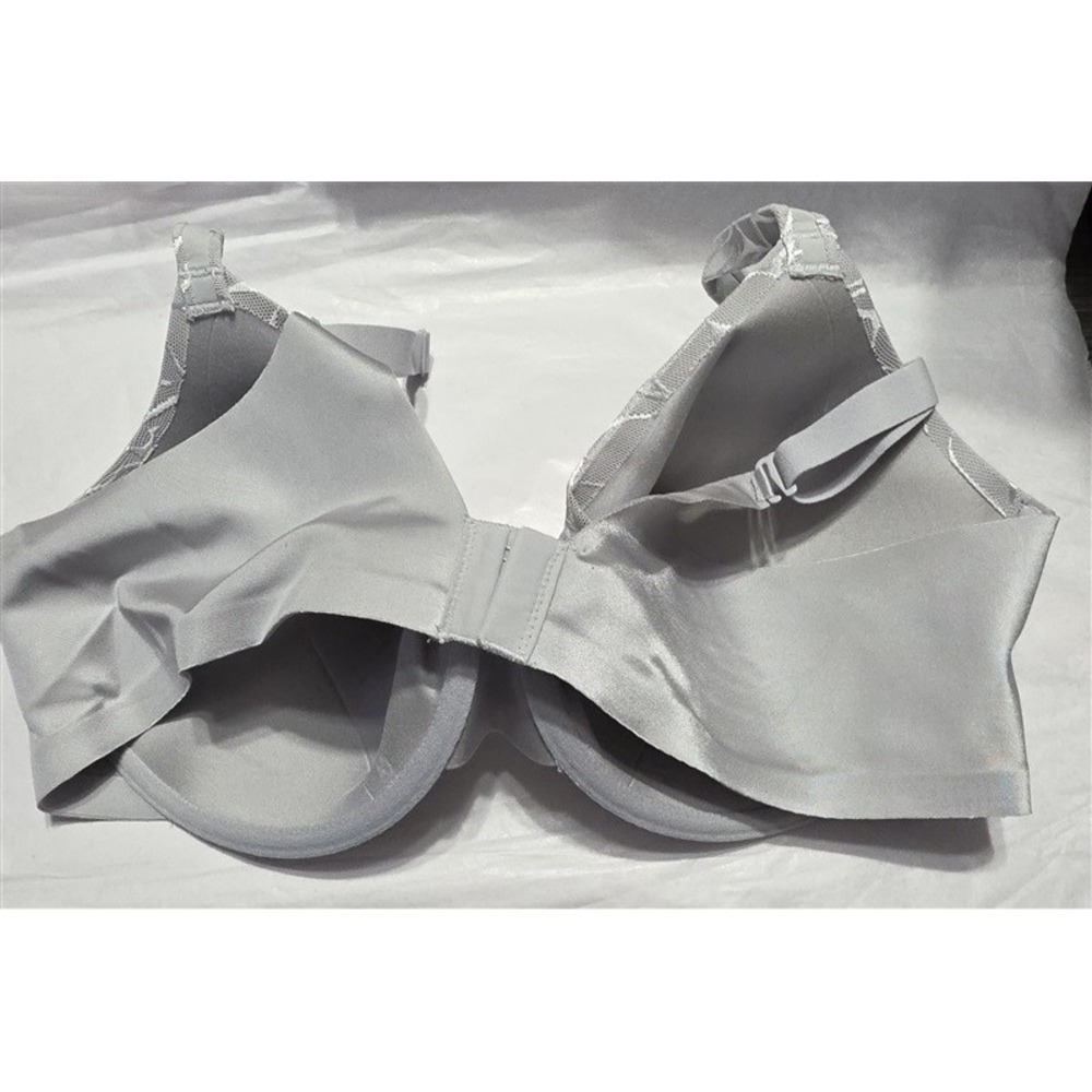 NWOT Bali 38B Beauty Lift No Show Support Tailor Underwire Bra 0085 Gray 121057 - Picture 4 of 6